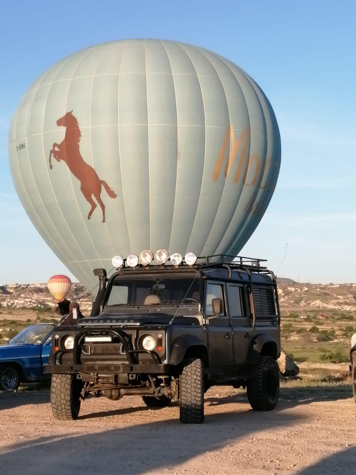 Land Rover na Capadócia